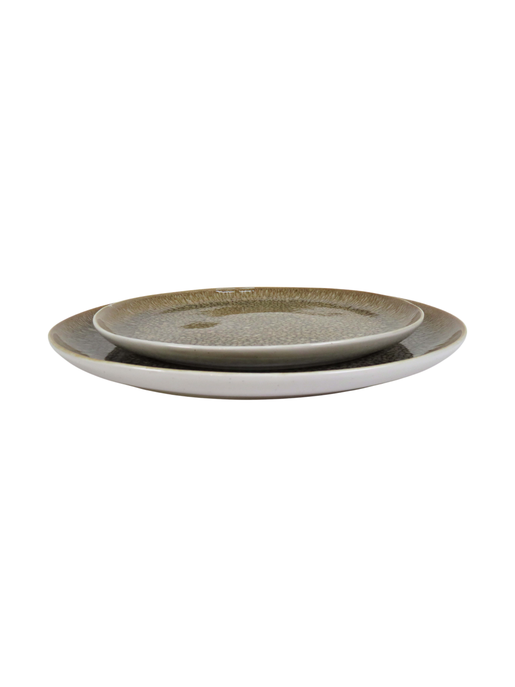 Two Sided Reactive Glaze  Dinner Set - Copper