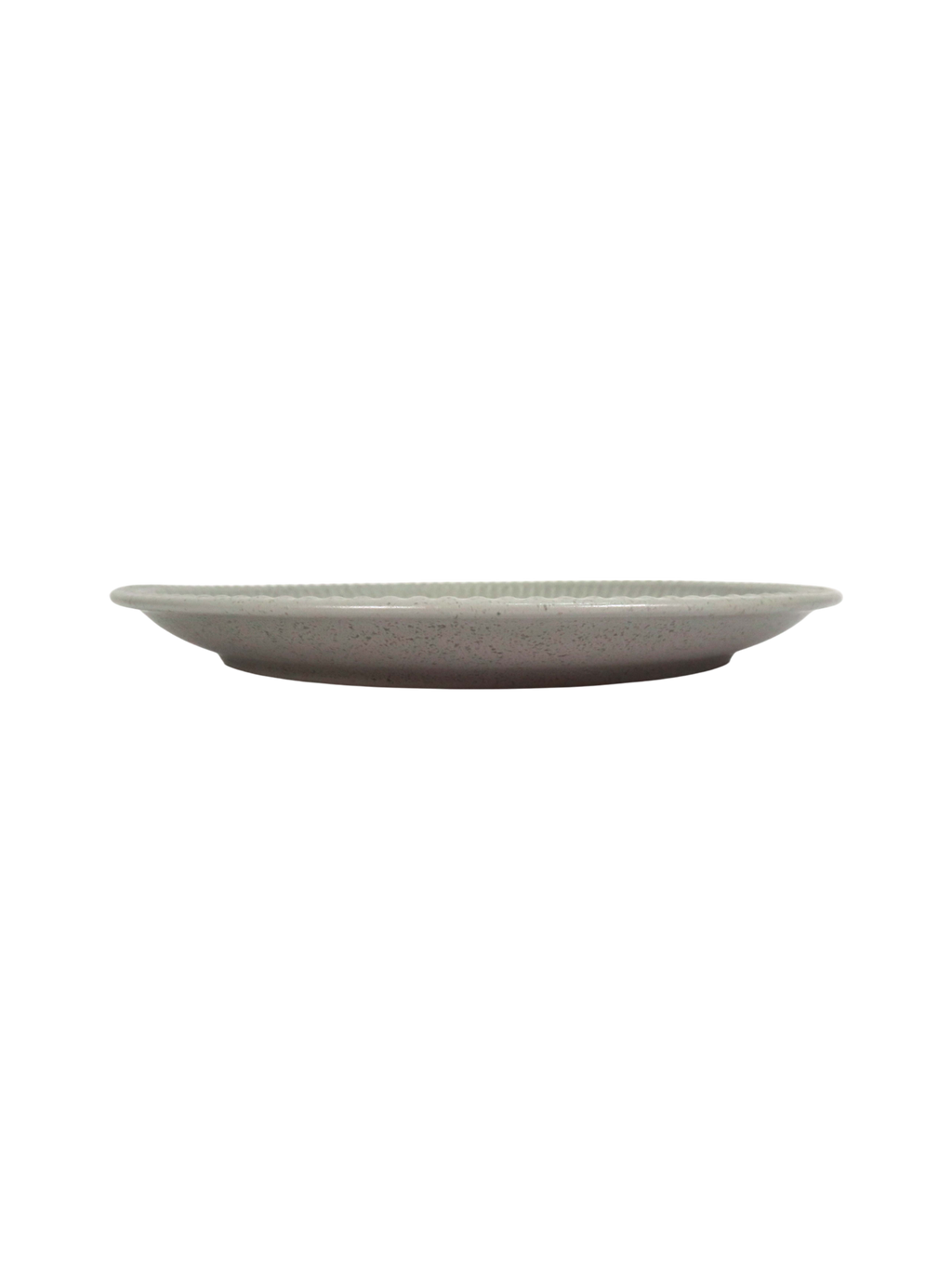Ribbed Dinner Plate - Grey
