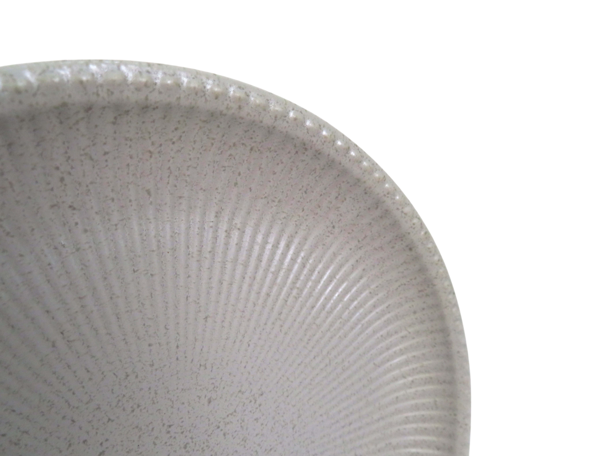 Ribbed Dinner Plate - Grey