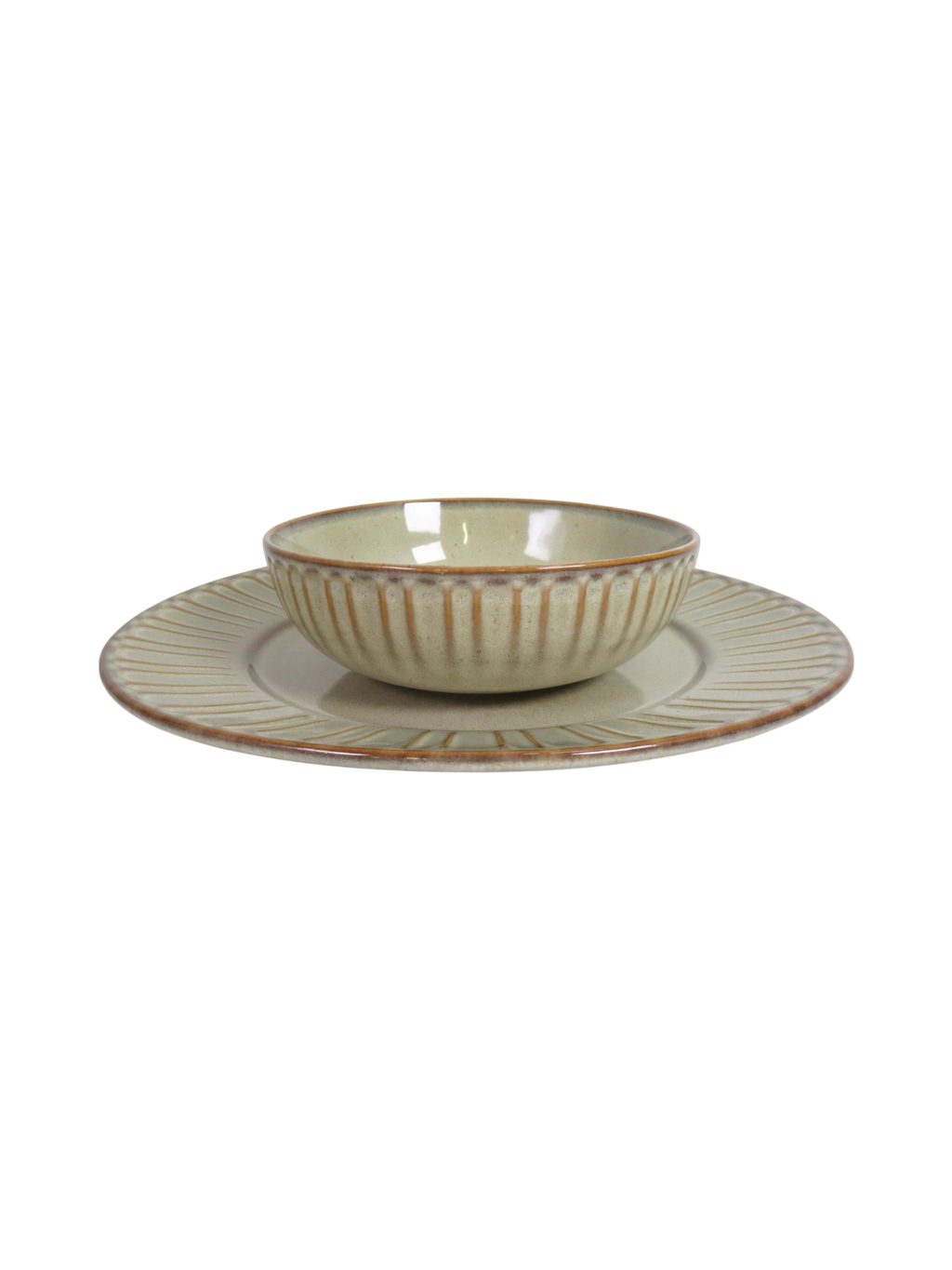 Rustic Petal Dinnerset -  Natural