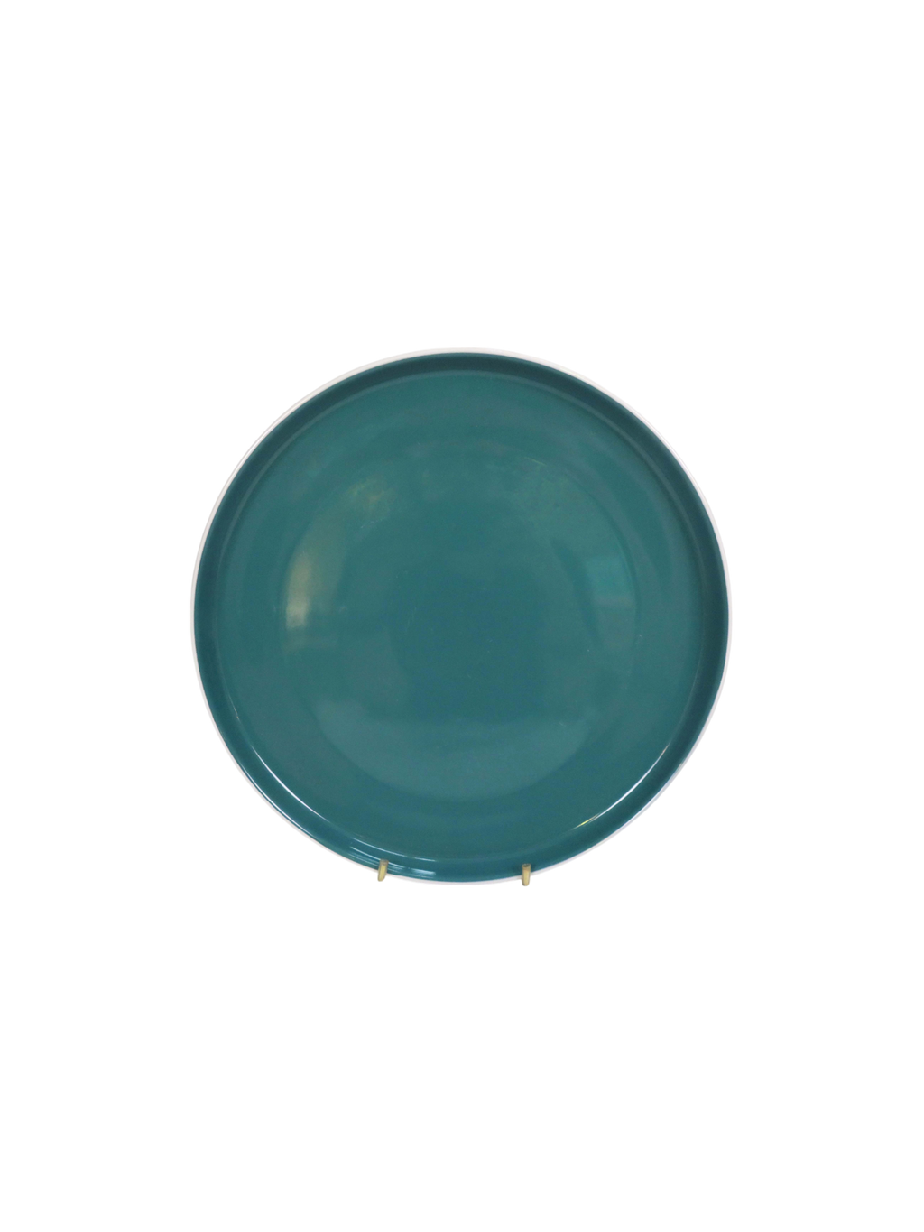 Straigh Edge Dinner Plate - Teal & Blue