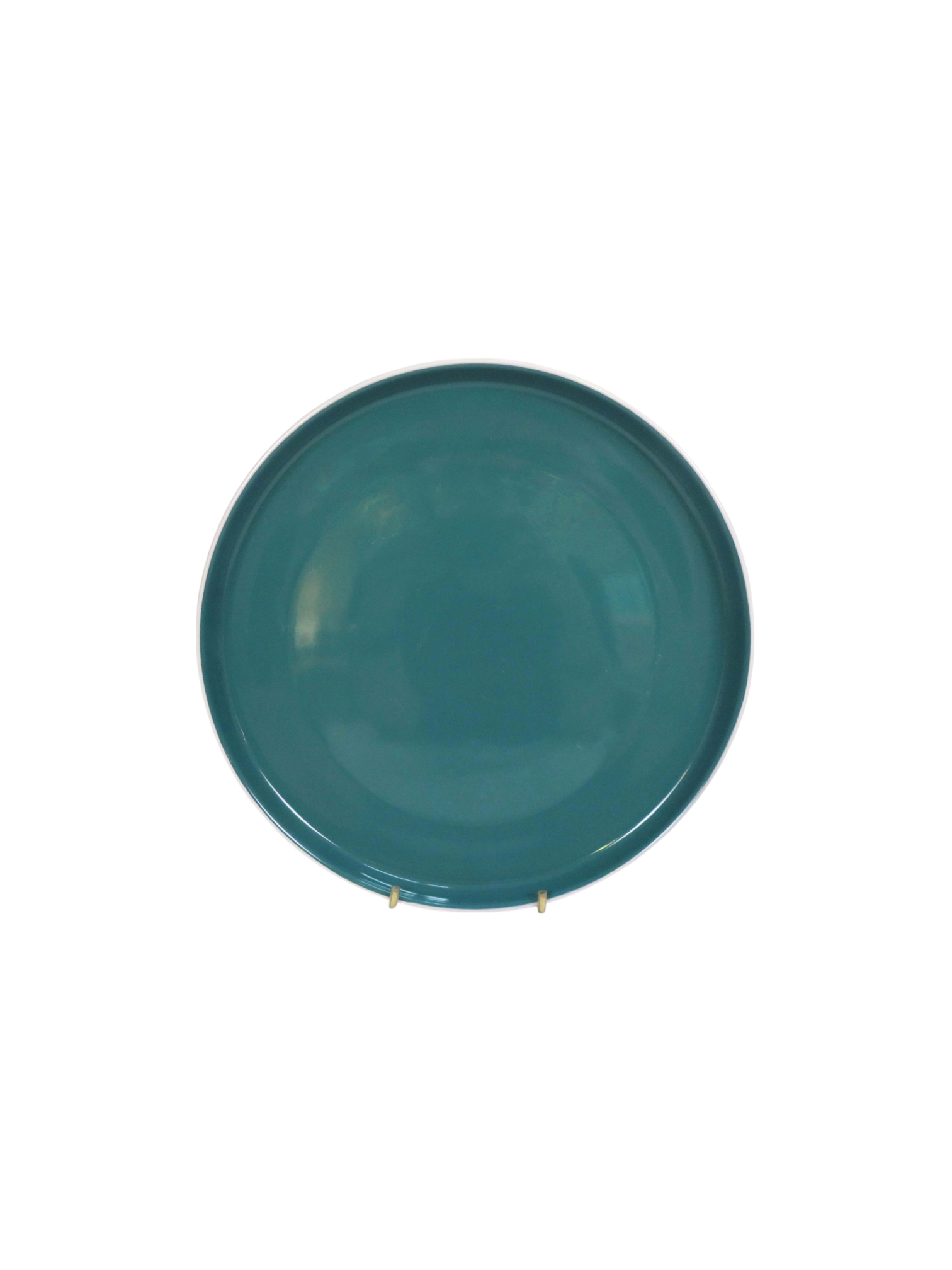 Straigh Edge Dinner Plate - Teal & Blue