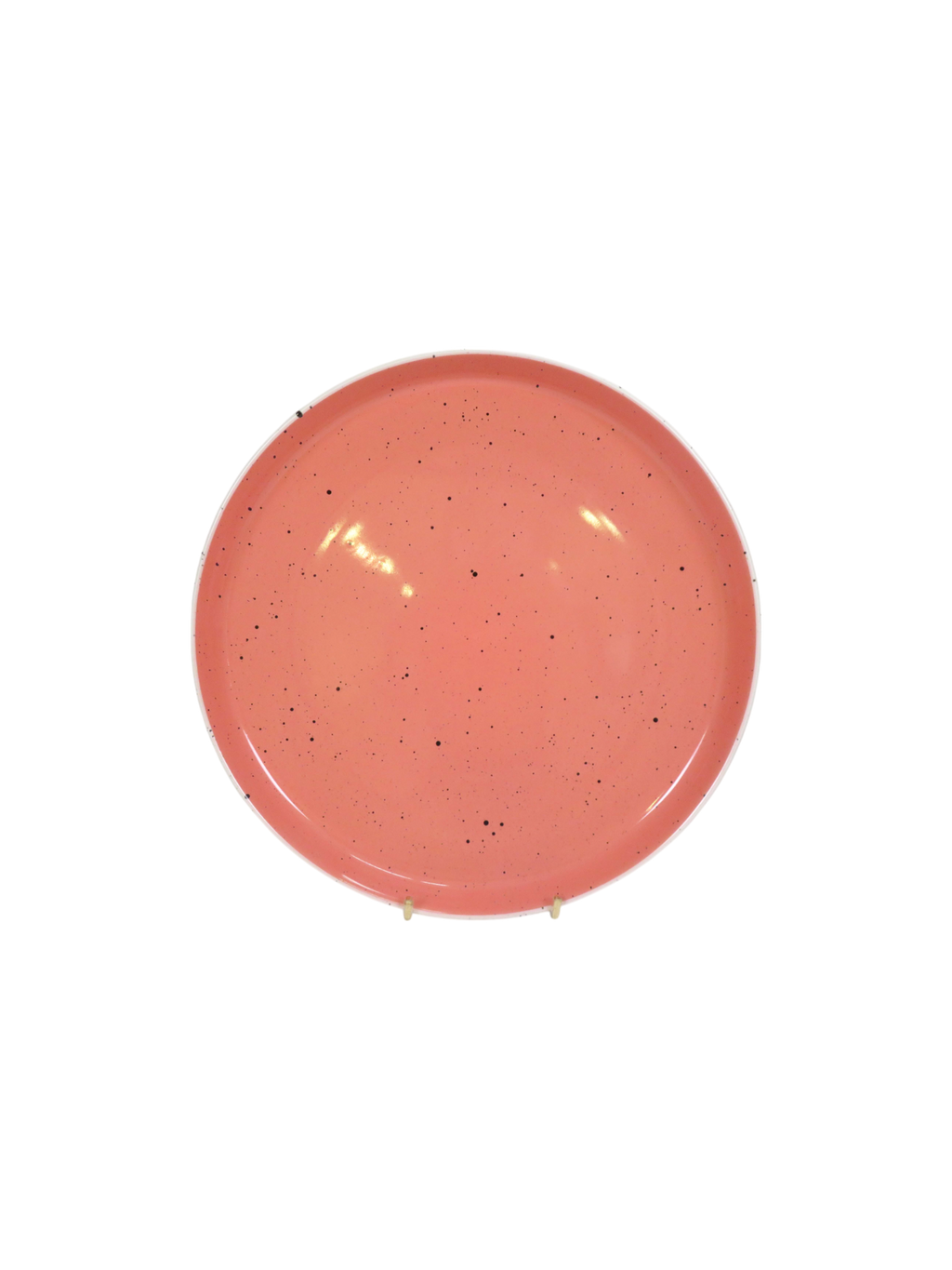Speckle Coup Dinner Plate - Peach