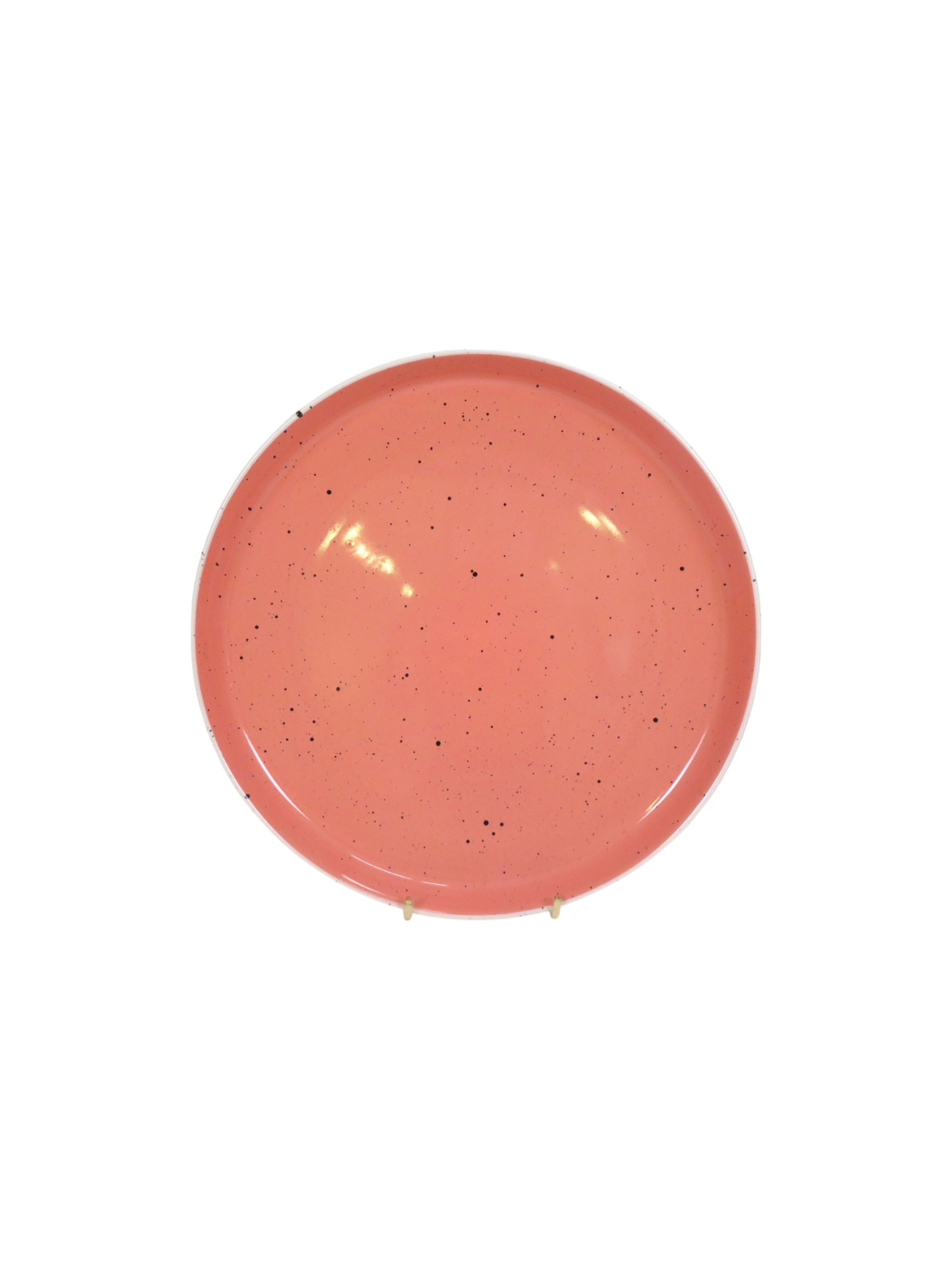 Speckle Coup Dinner Plate - Peach