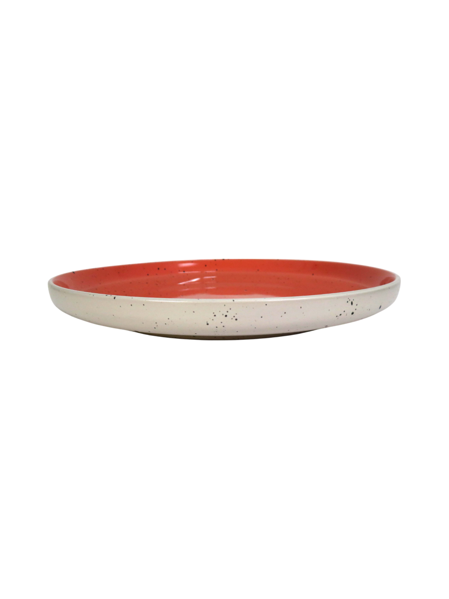 Speckle Coup Dinner Plate - Peach
