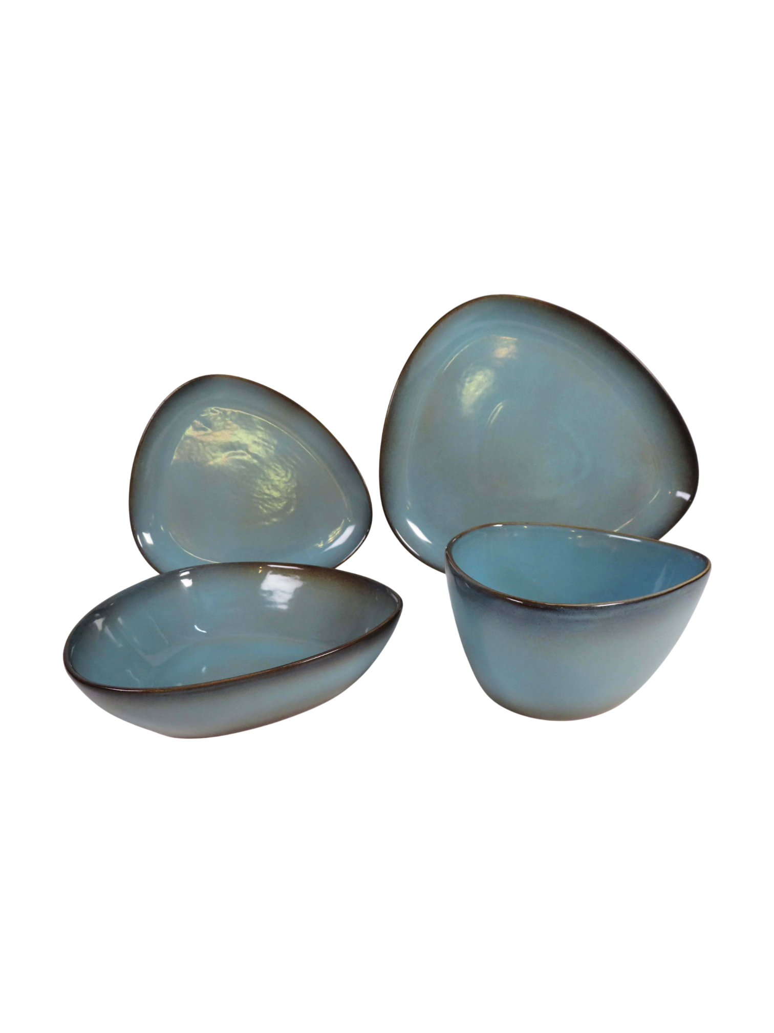 Driftstone Dinner Set - Aqua