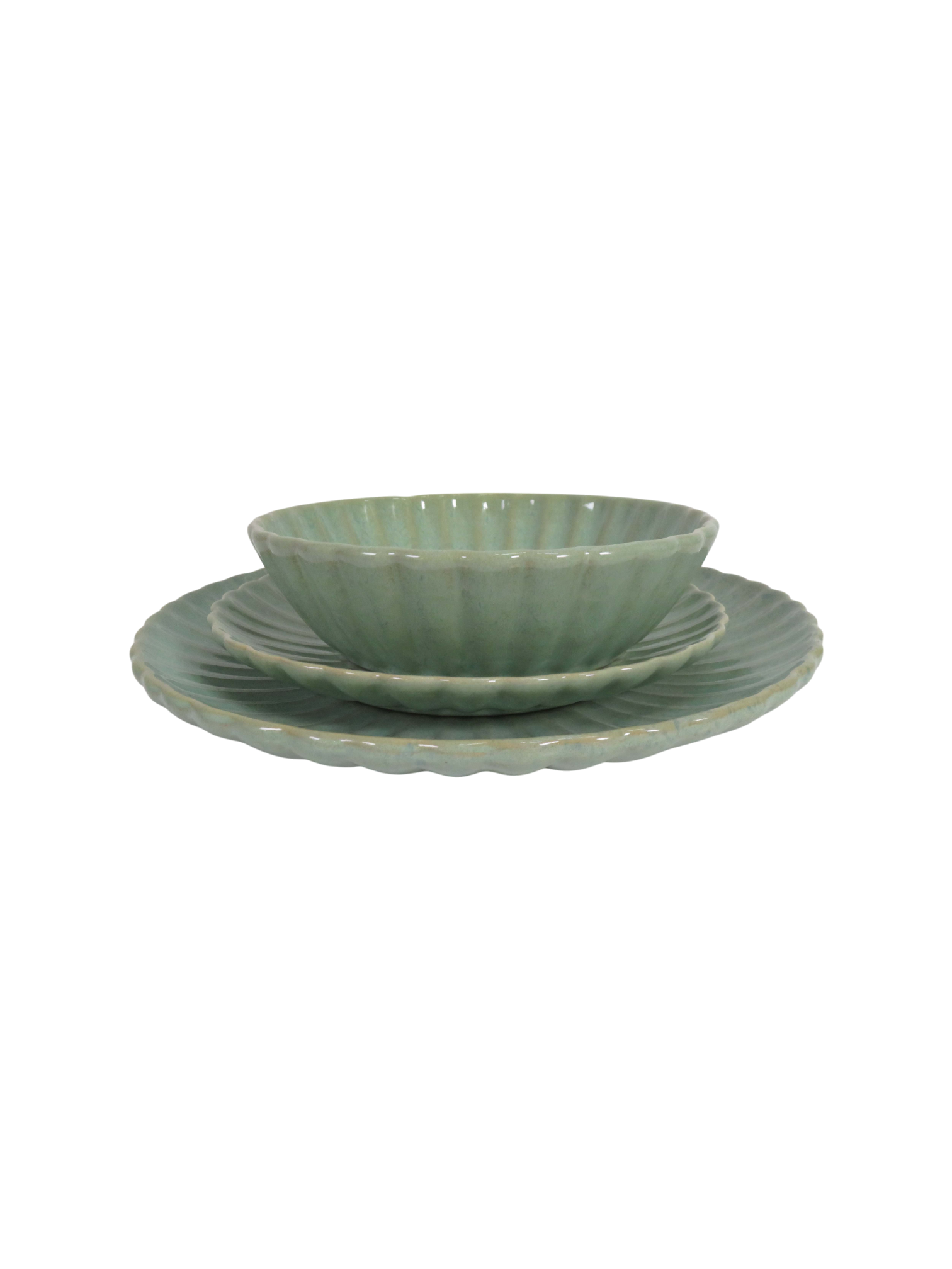 Scallop Serveware - Sage