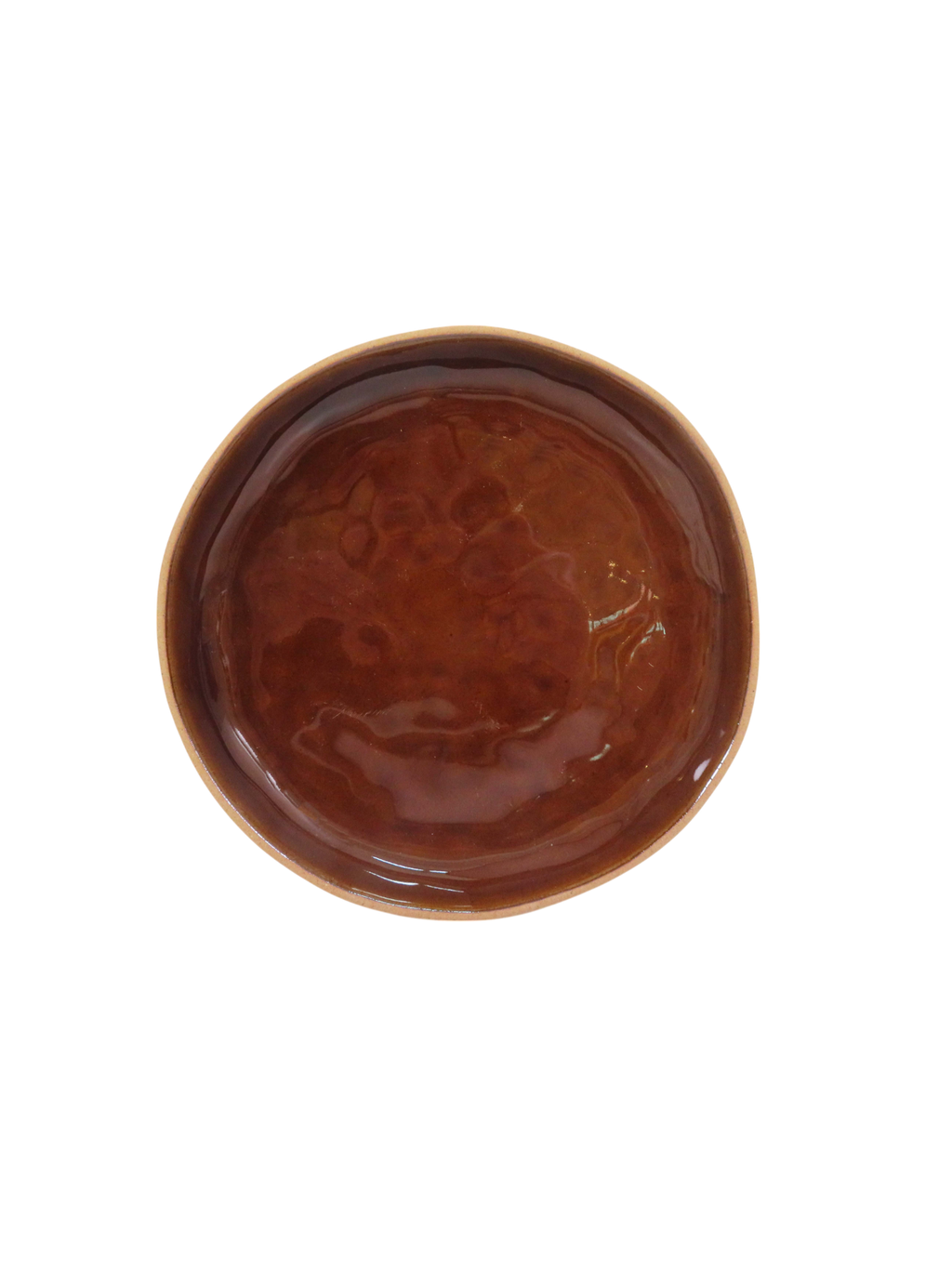 Shallow Serving Bowl in Burnt Sienna
