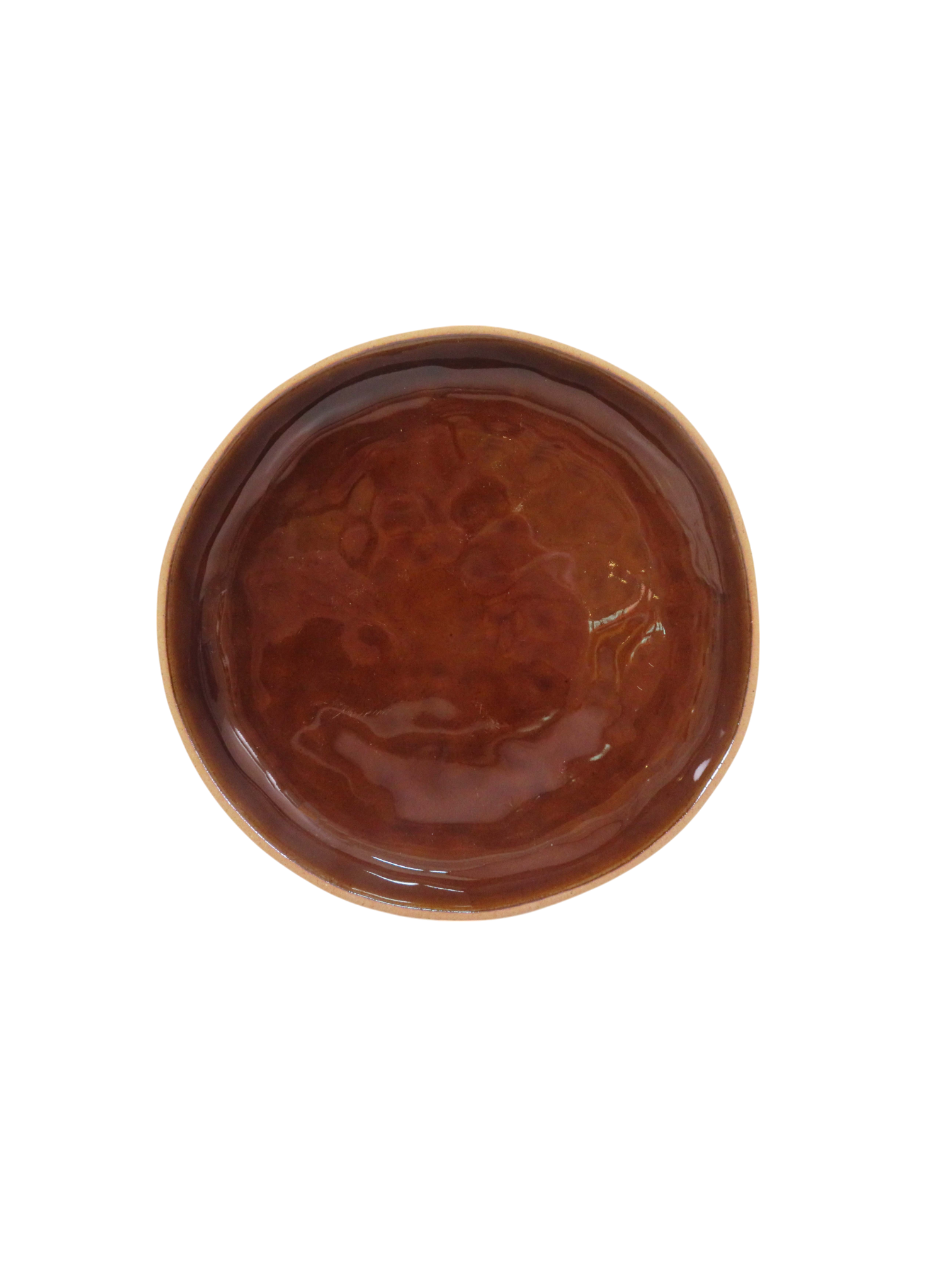 Shallow Serving Bowl in Burnt Sienna