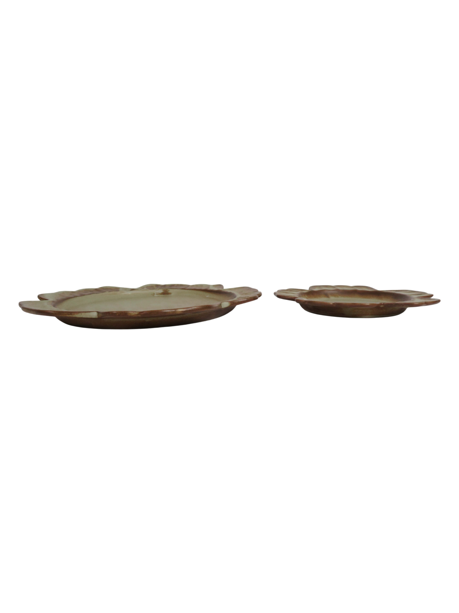 Rustic Flower Plates