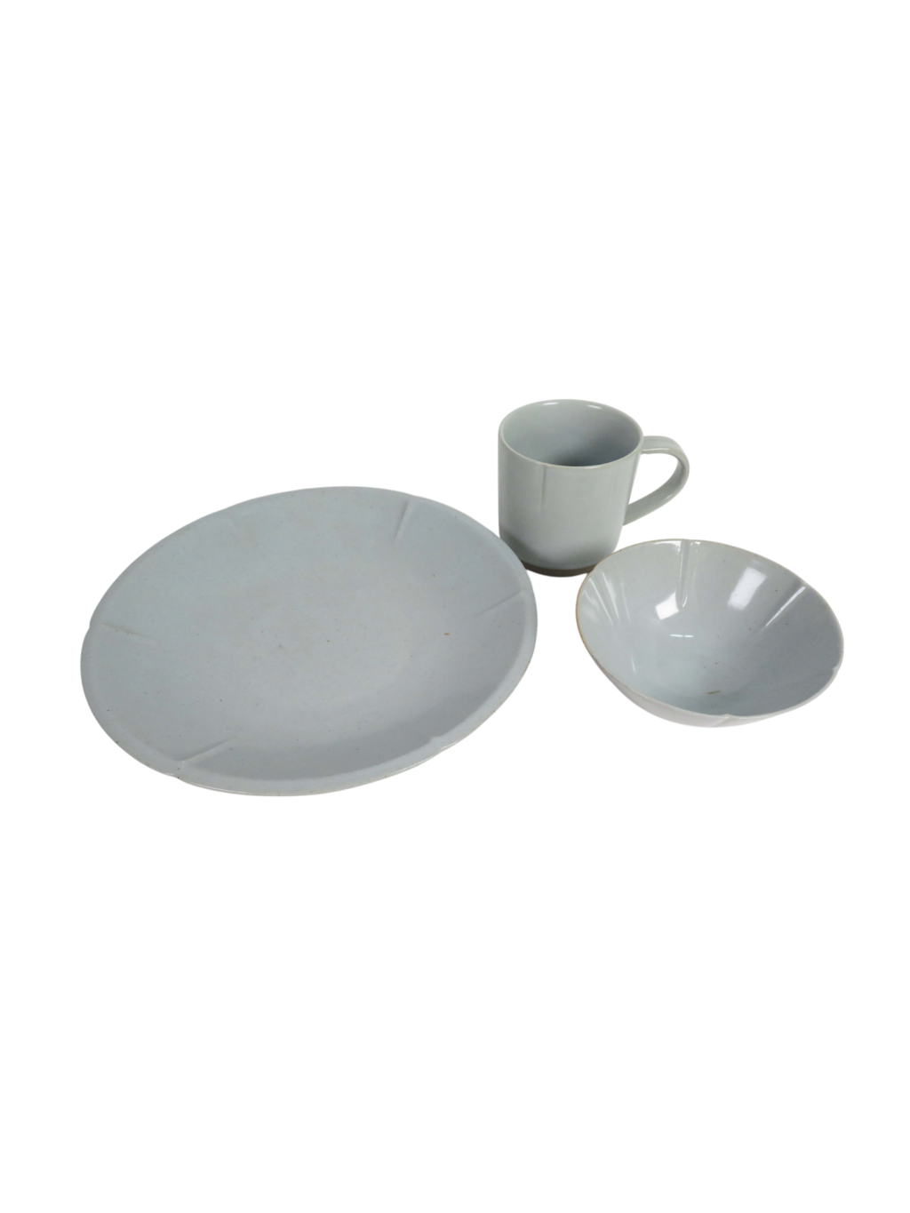 Pleat Dinner Set - Sky