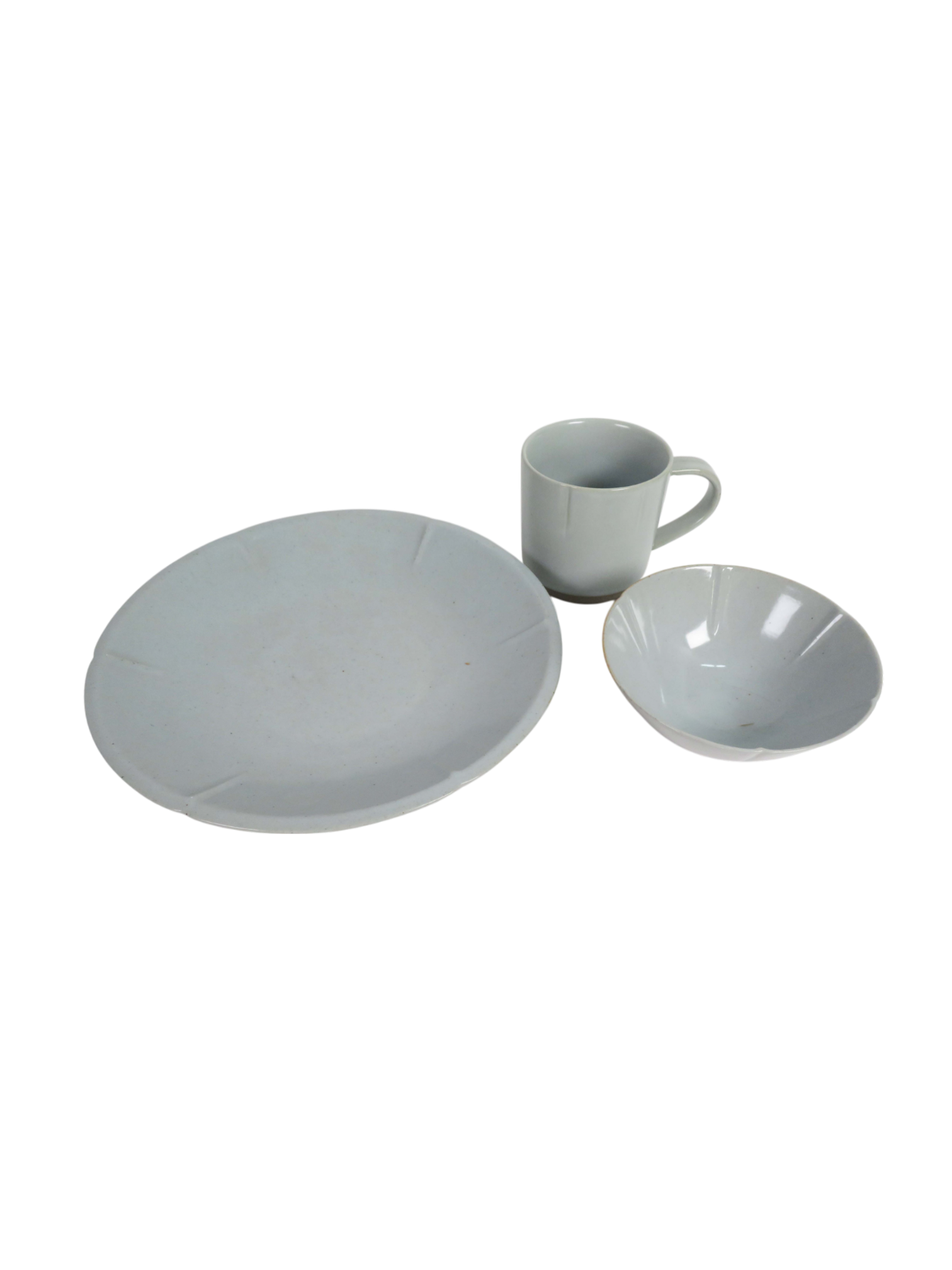 Pleat Dinner Set - Sky