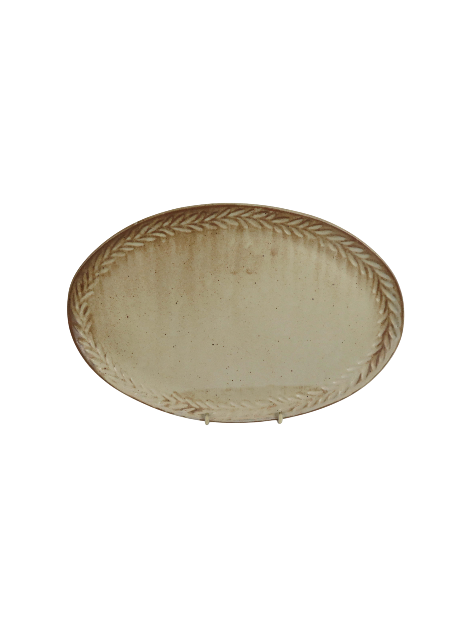 Dashed Leaf Dinner Set - Wheat