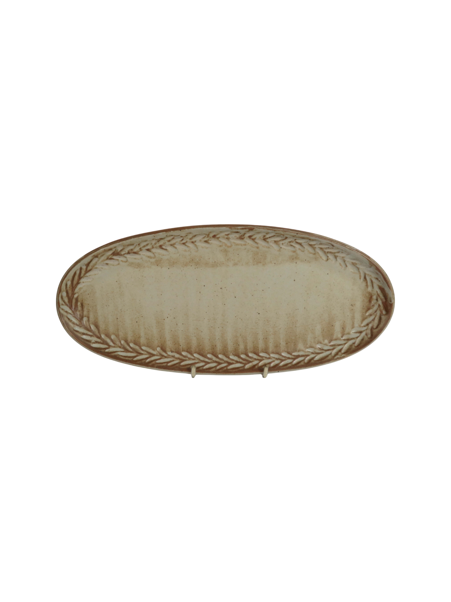 Dashed Leaf Dinner Set - Wheat
