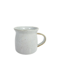 Reactive Glaze Speckle Coffee Cup in White