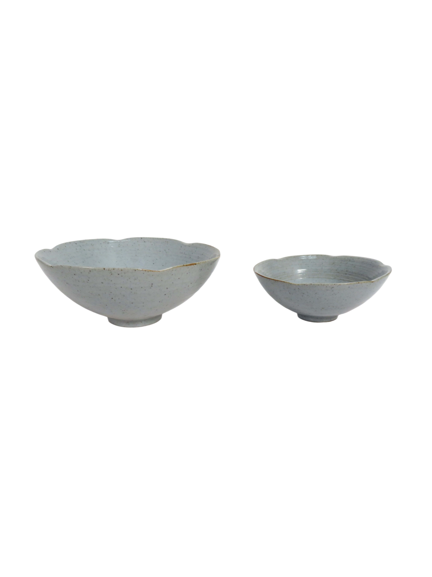 Reactive Glaze Petal Bowl Set