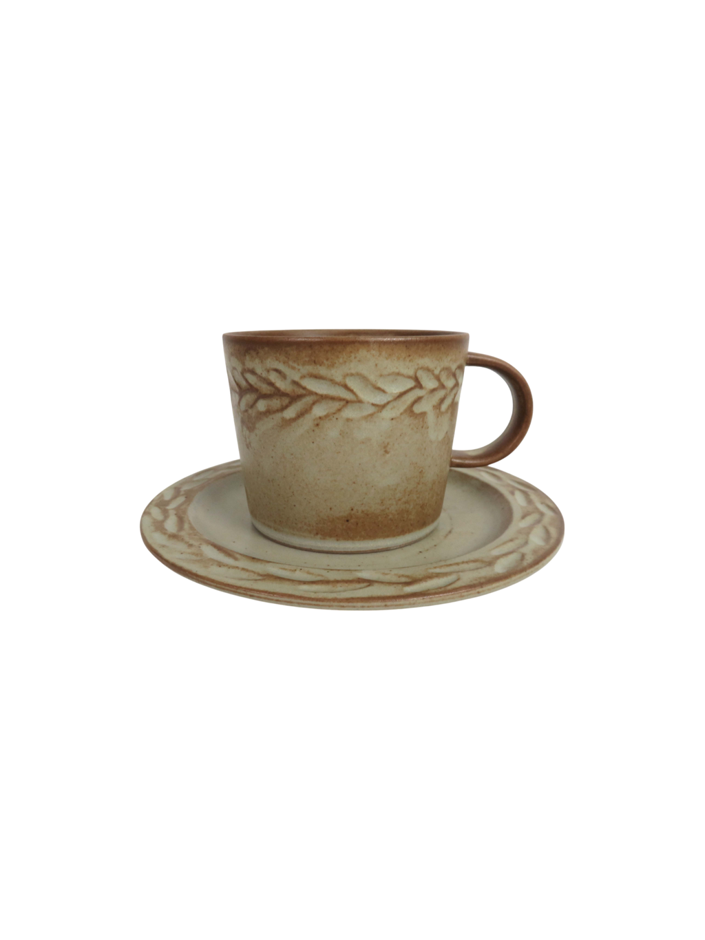 Dashed Leaf Dinner Set - Wheat