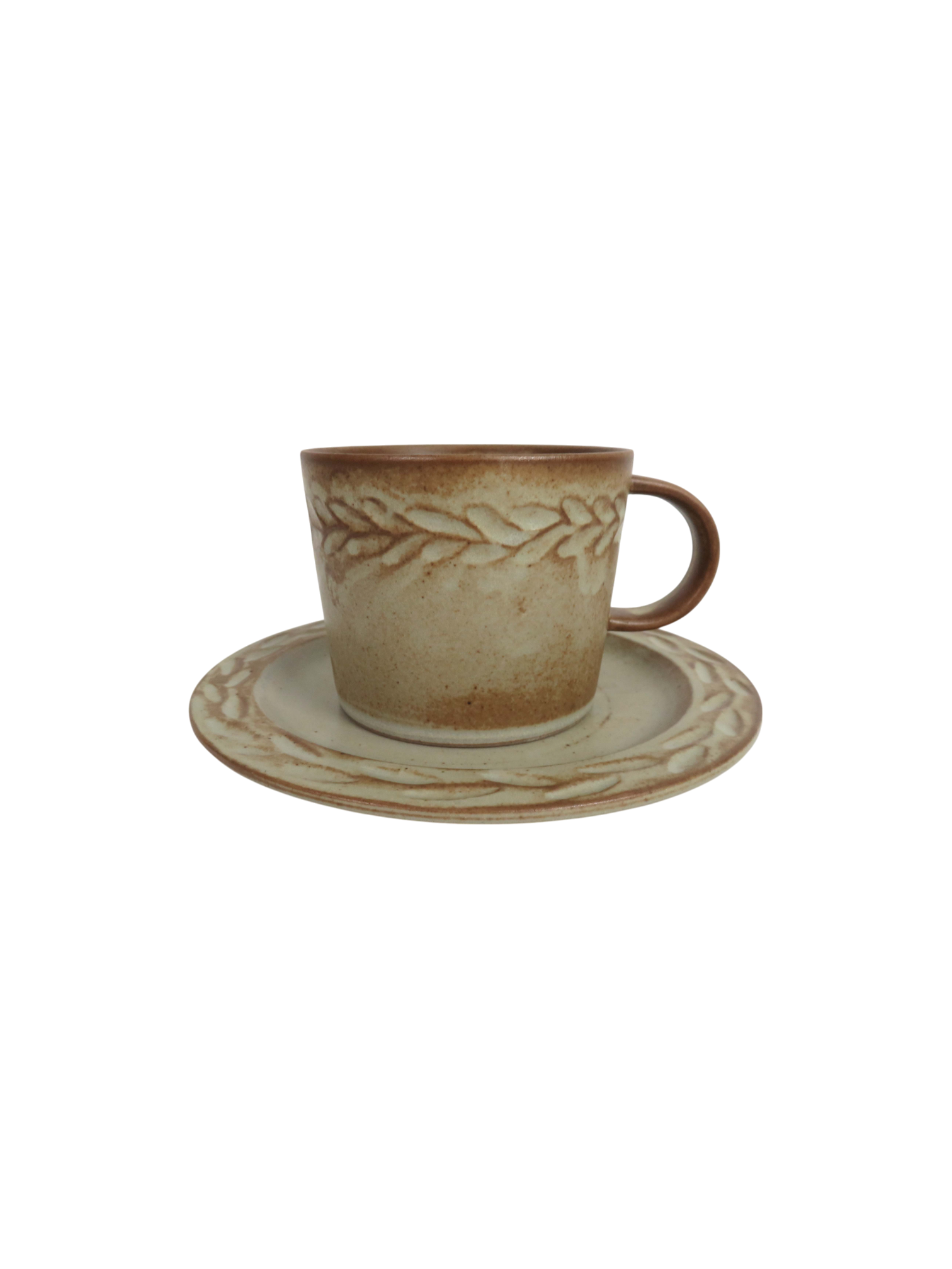 Dashed Leaf Dinner Set - Wheat
