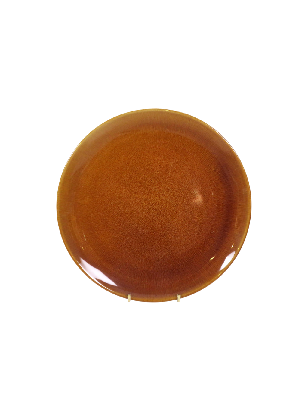 Reactive Glaze Dinner Plate in Orange