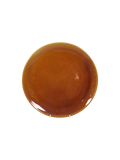 Reactive Glaze Dinner Plate in Orange