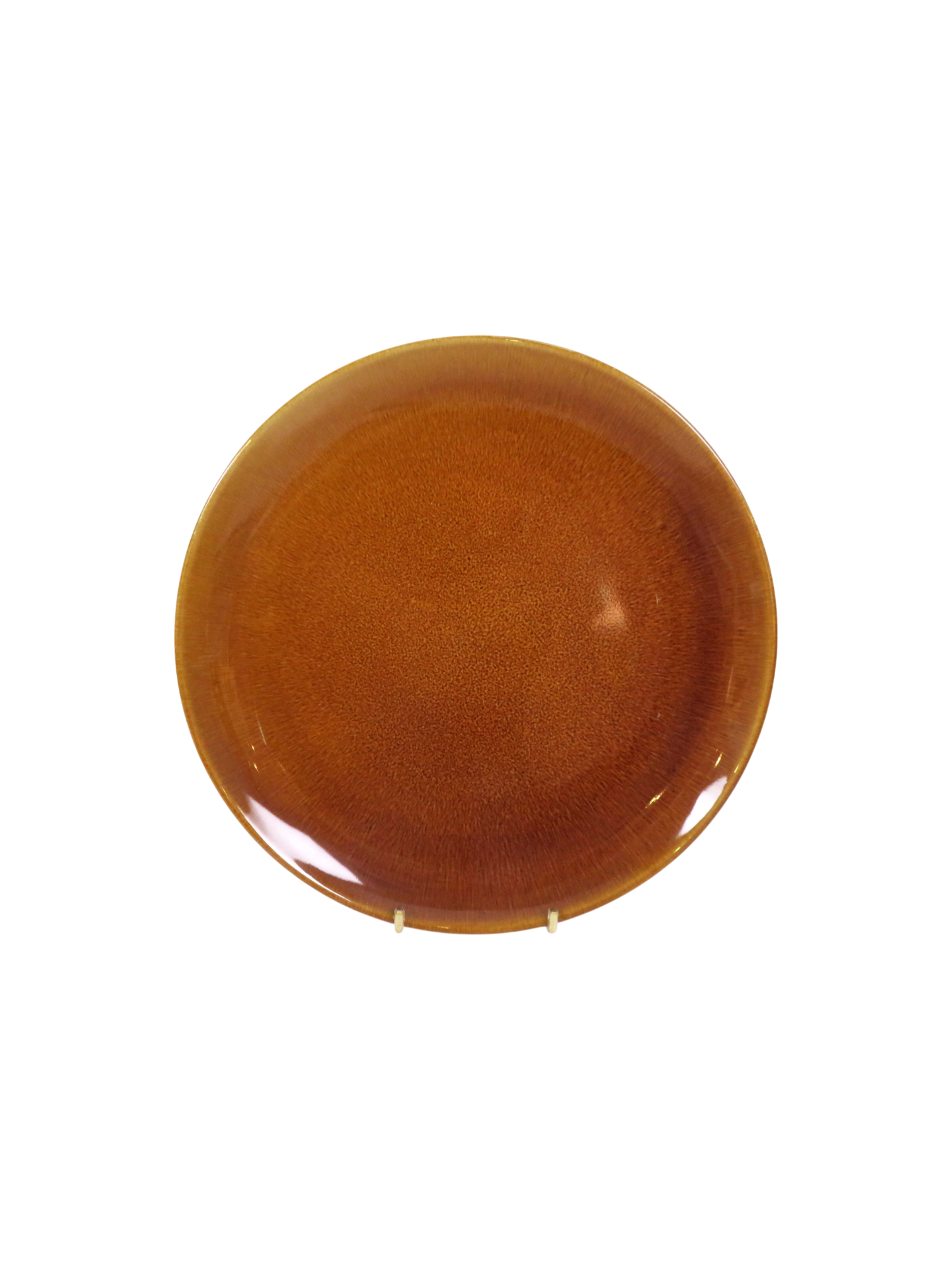 Reactive Glaze Dinner Plate in Orange