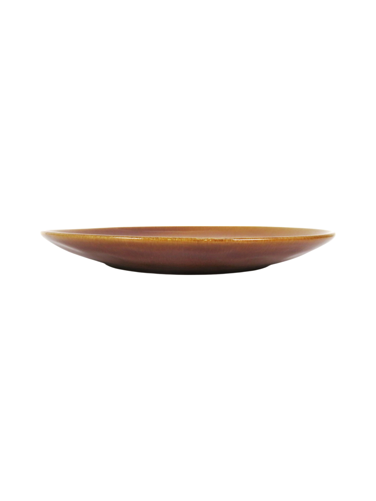 Reactive Glaze Dinner Plate in Orange