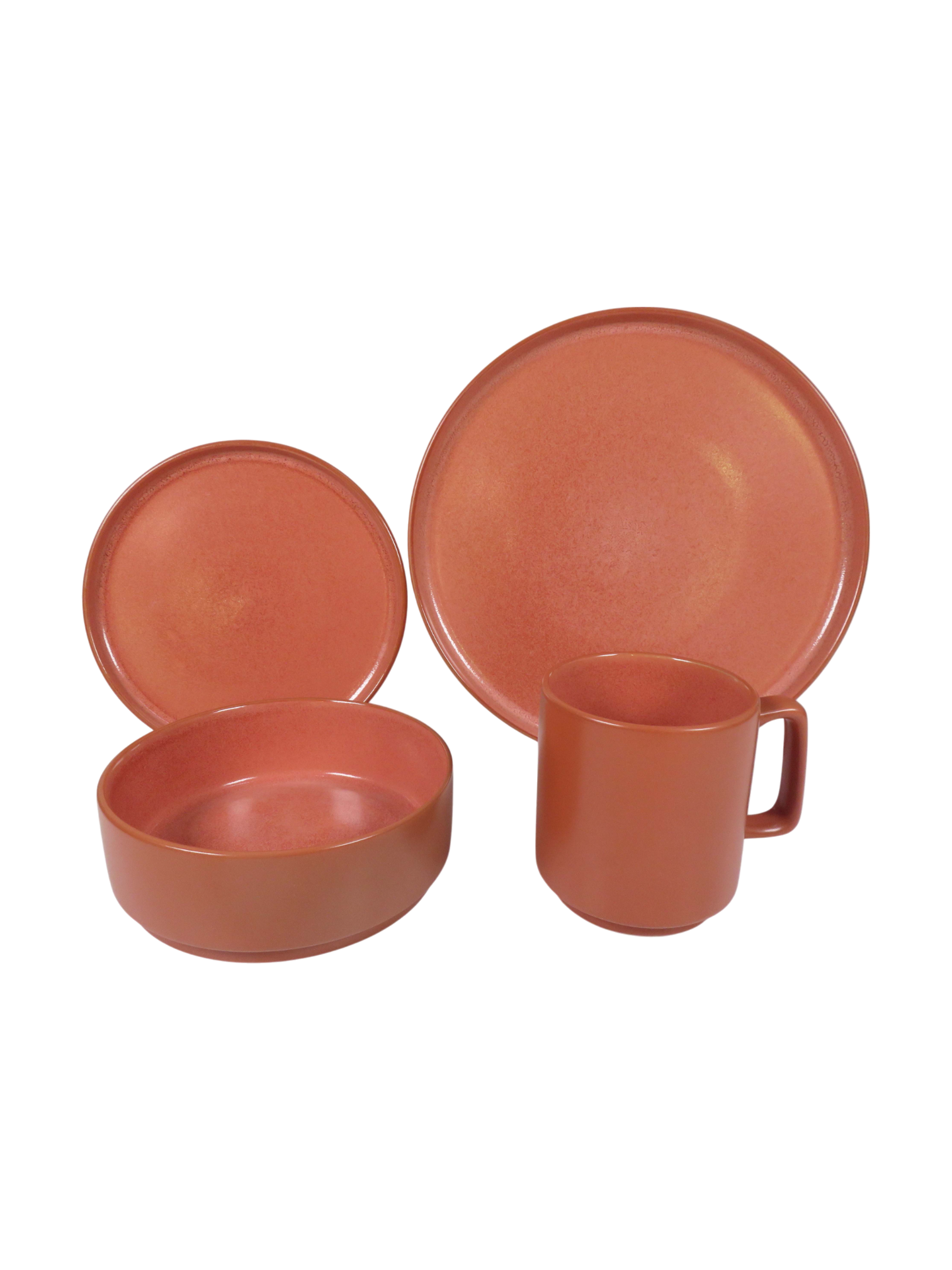 Terra Dinner Set - Burnt Orange