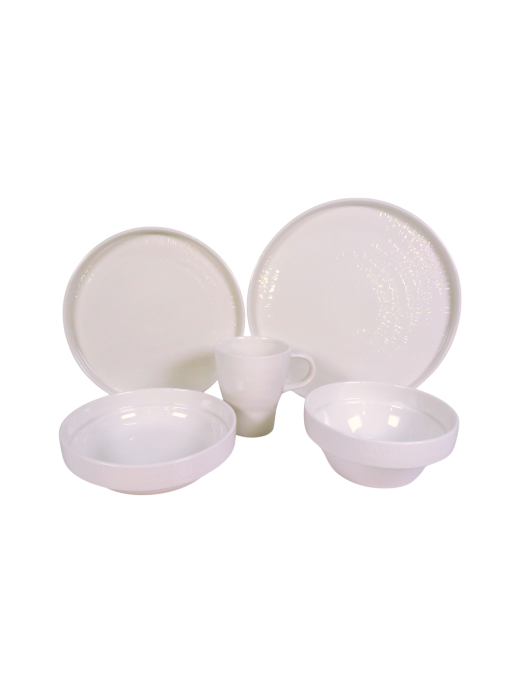 Reactive Glaze Blanc Dinnerware Set