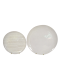 Grain Dinner Plate - White
