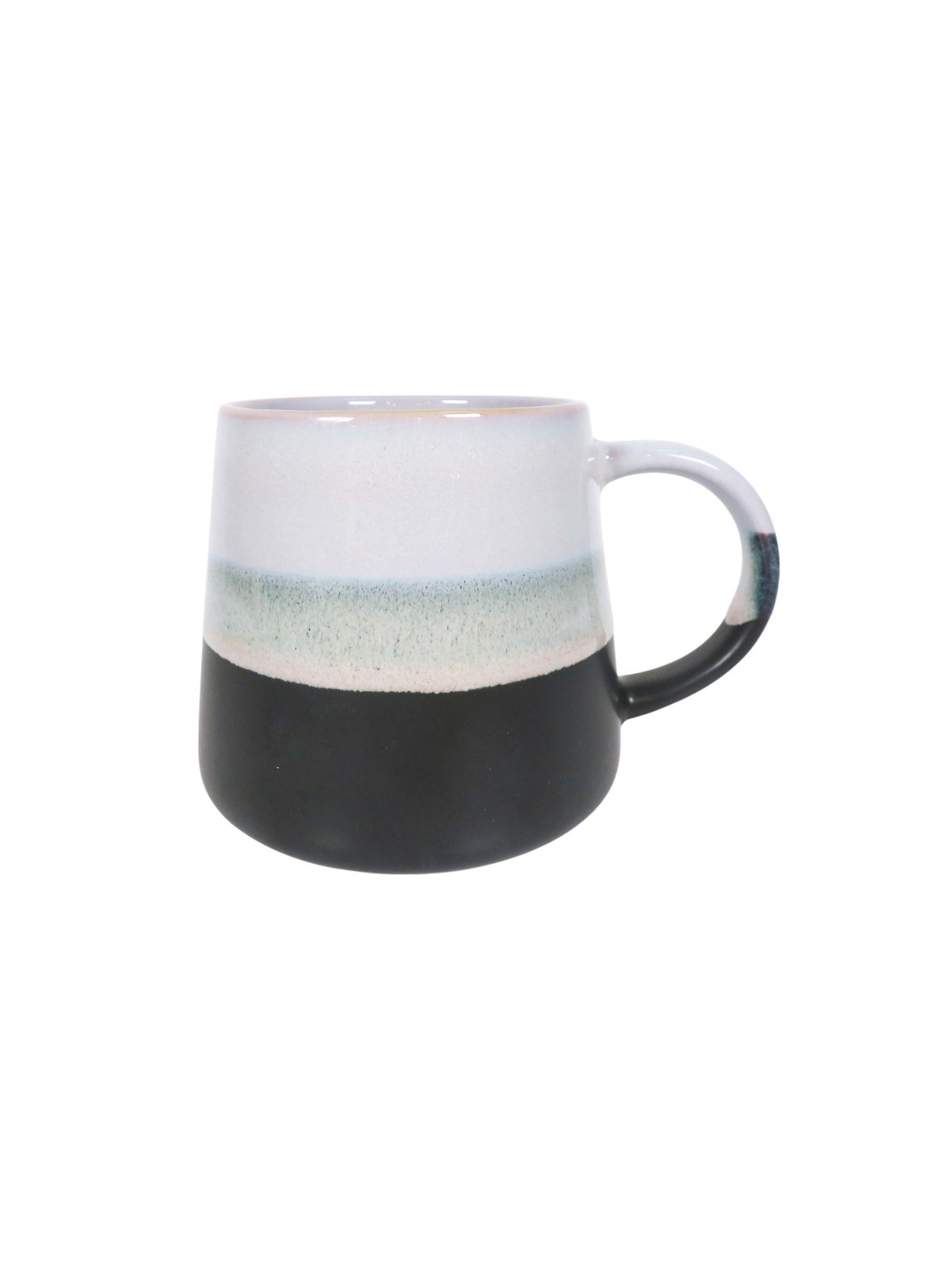 Reactive Glaze Midnight Blue Wiped Edge Mug