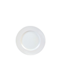 Ribbed Side Plate - White
