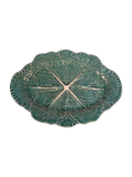 Cabbage Oval Serving Platter - Green