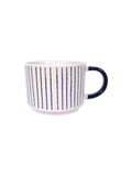 Reactive Glaze Vertical Striped Mug