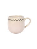Reactive Glaze Zig-Zag Hug Mug