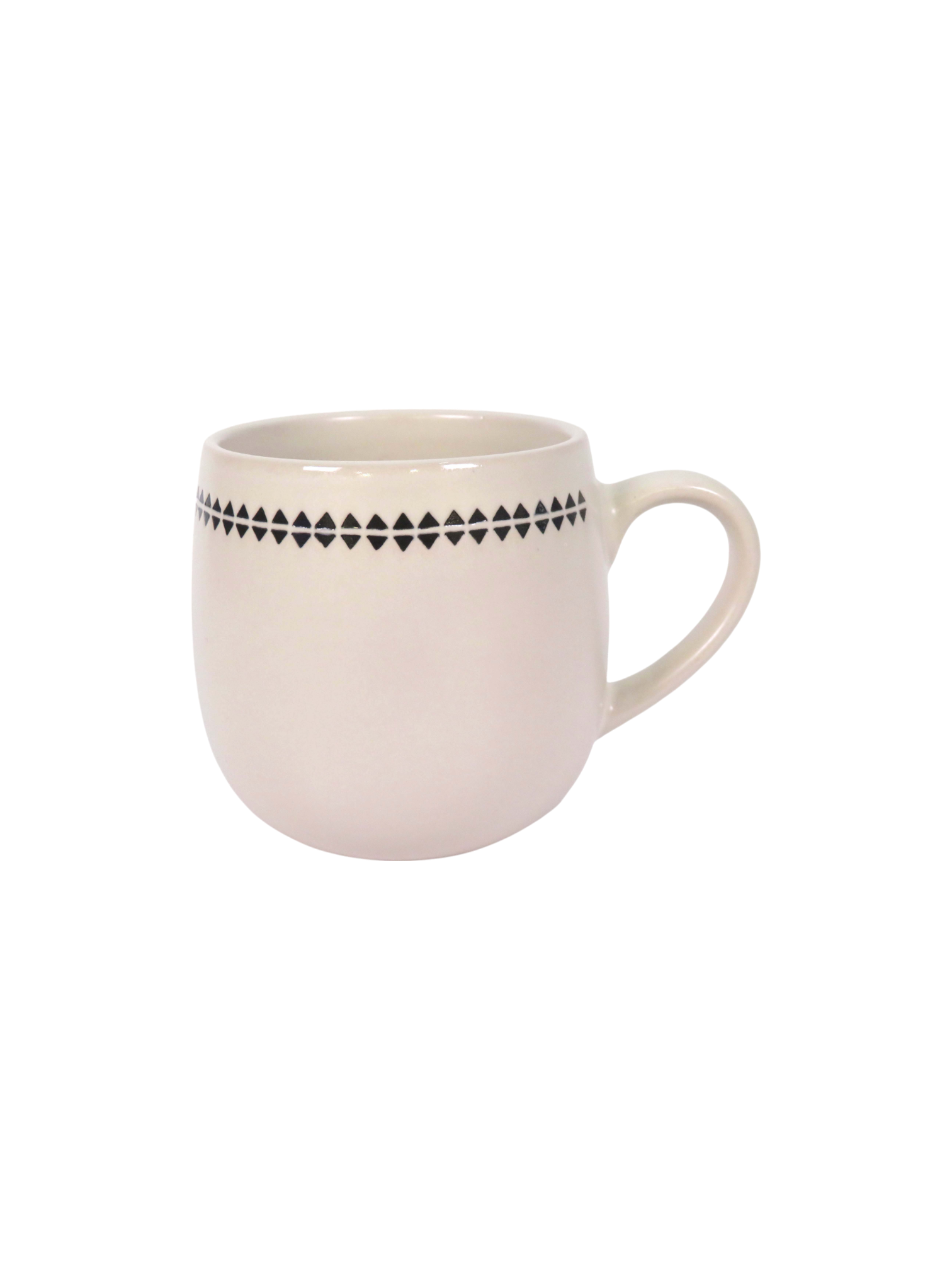 Reactive Glaze Hug Mug in White