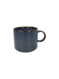 Reactive Glaze Striped Edge Mug