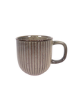 Reactive Glaze Striped Edge Hug Mug