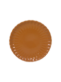 Scallop Dinner Plate - Rust