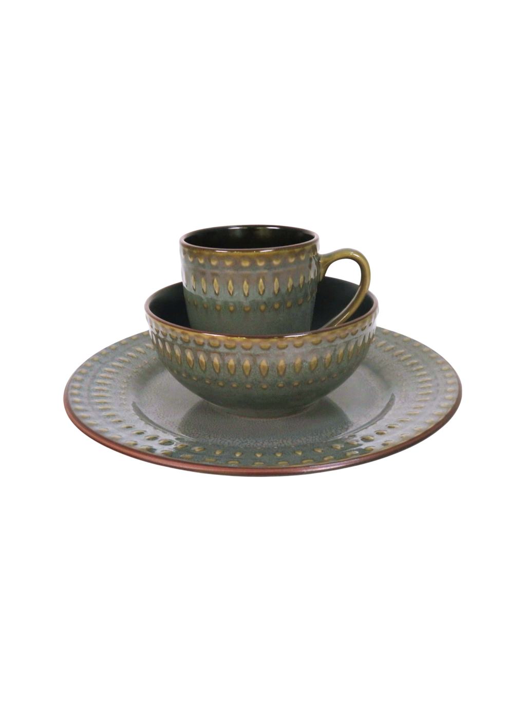 Fleur Dinner Set - Chocolate