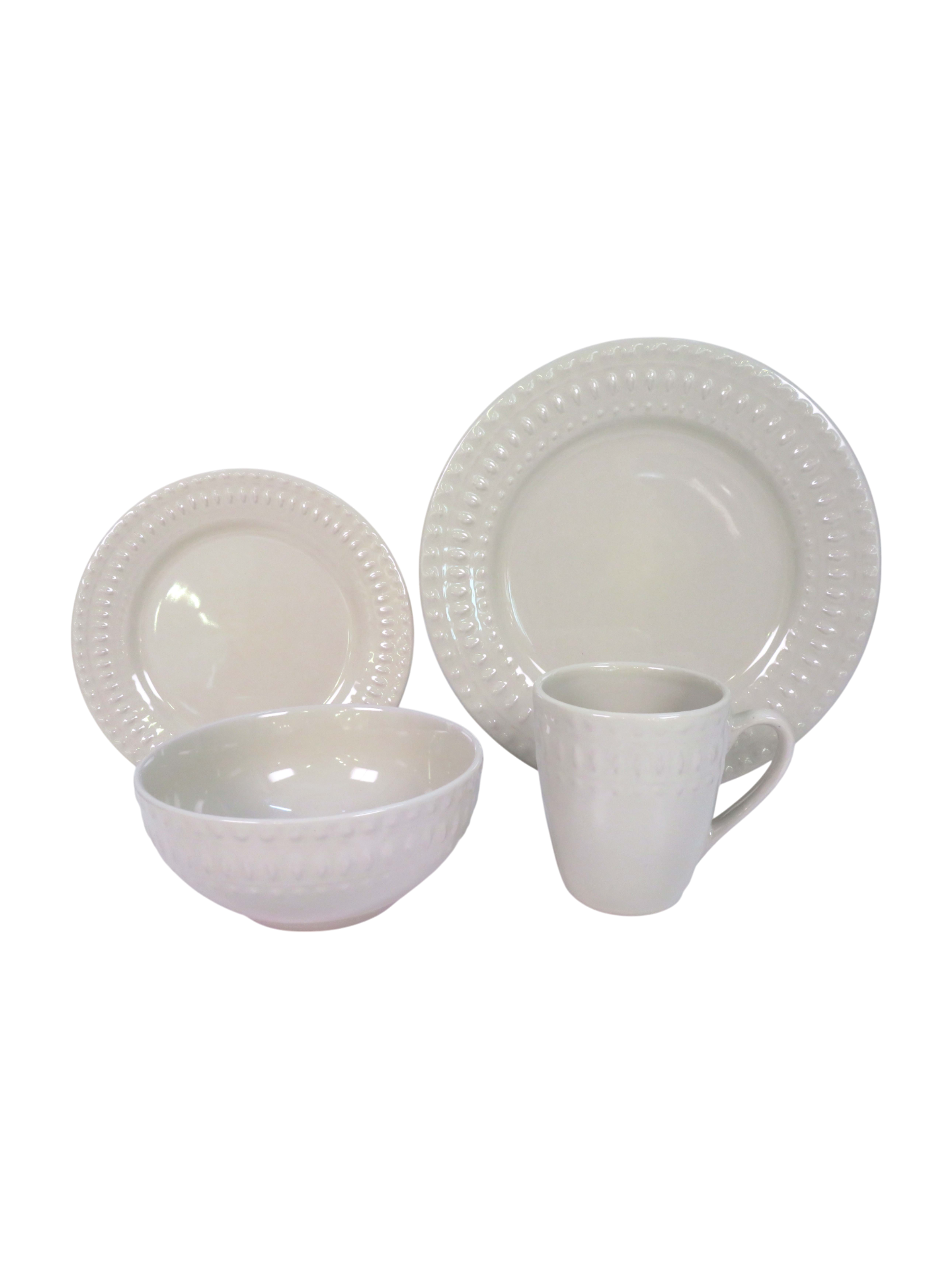 Pearl Ridge Dinner Set - Taupe