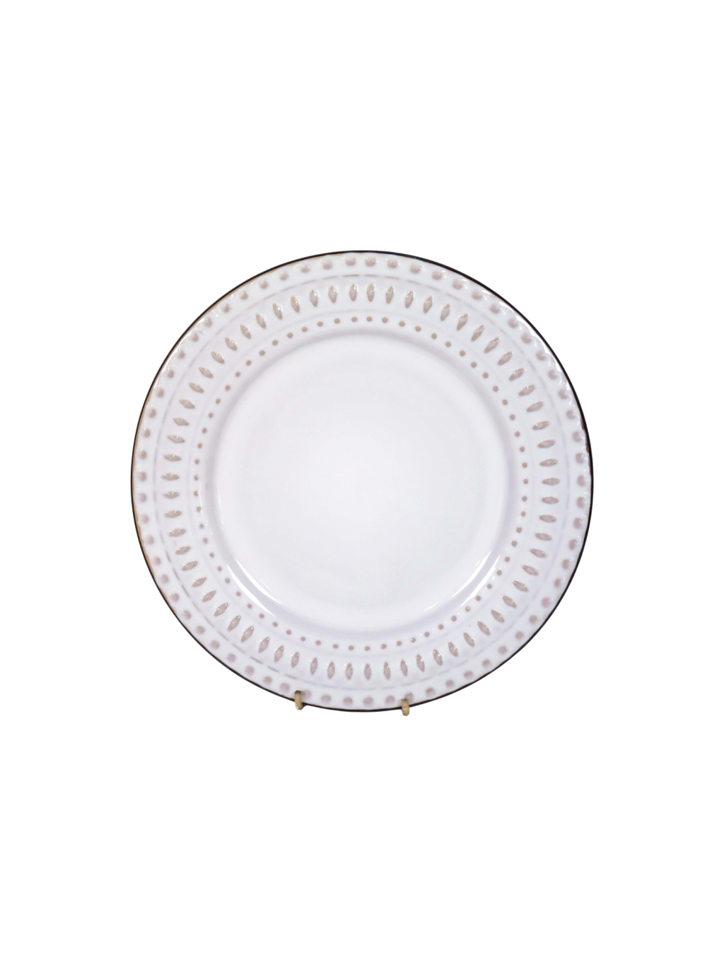 Dewdrop Dinner Set - White