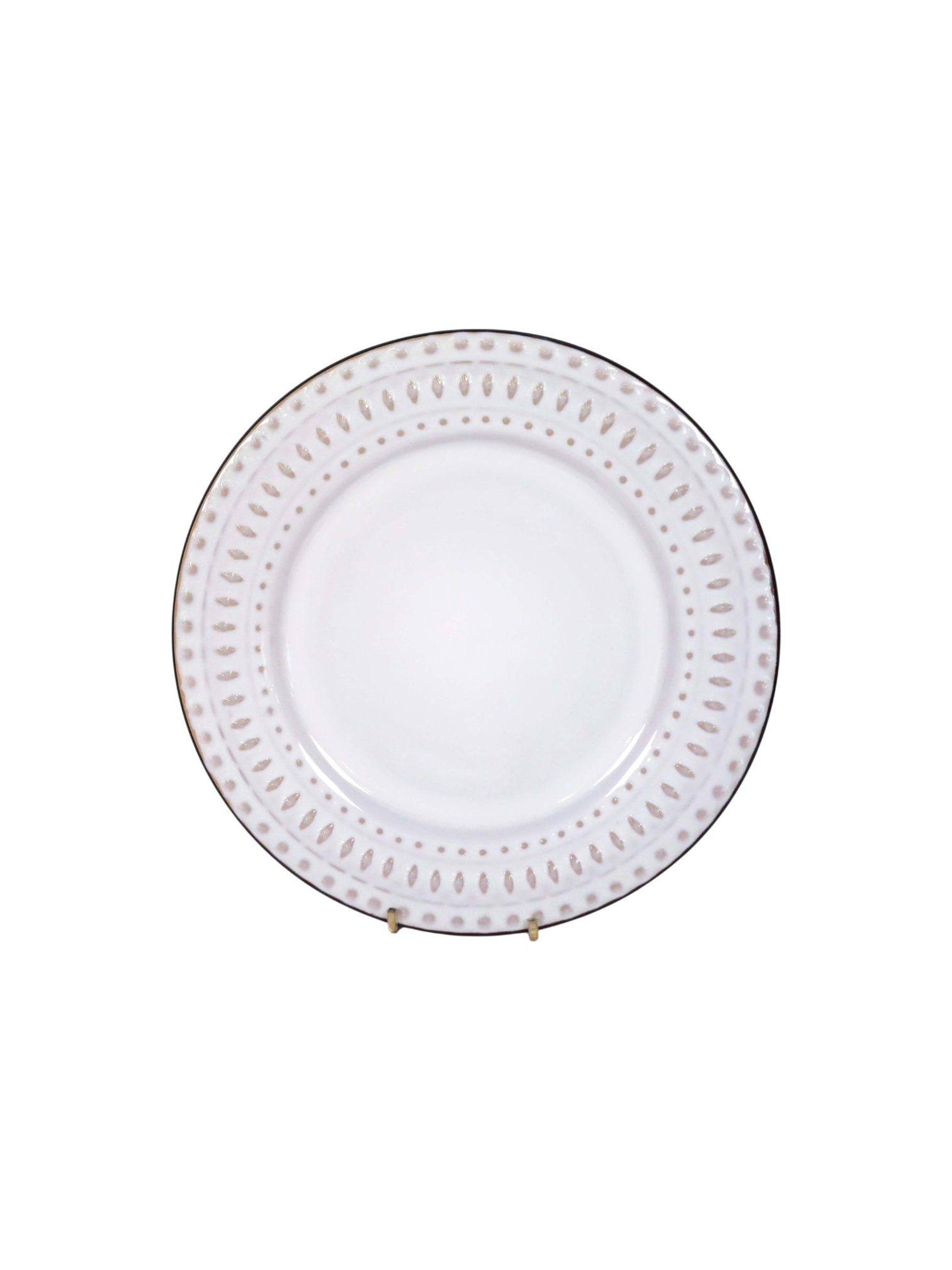 Dewdrop Dinner Set - White