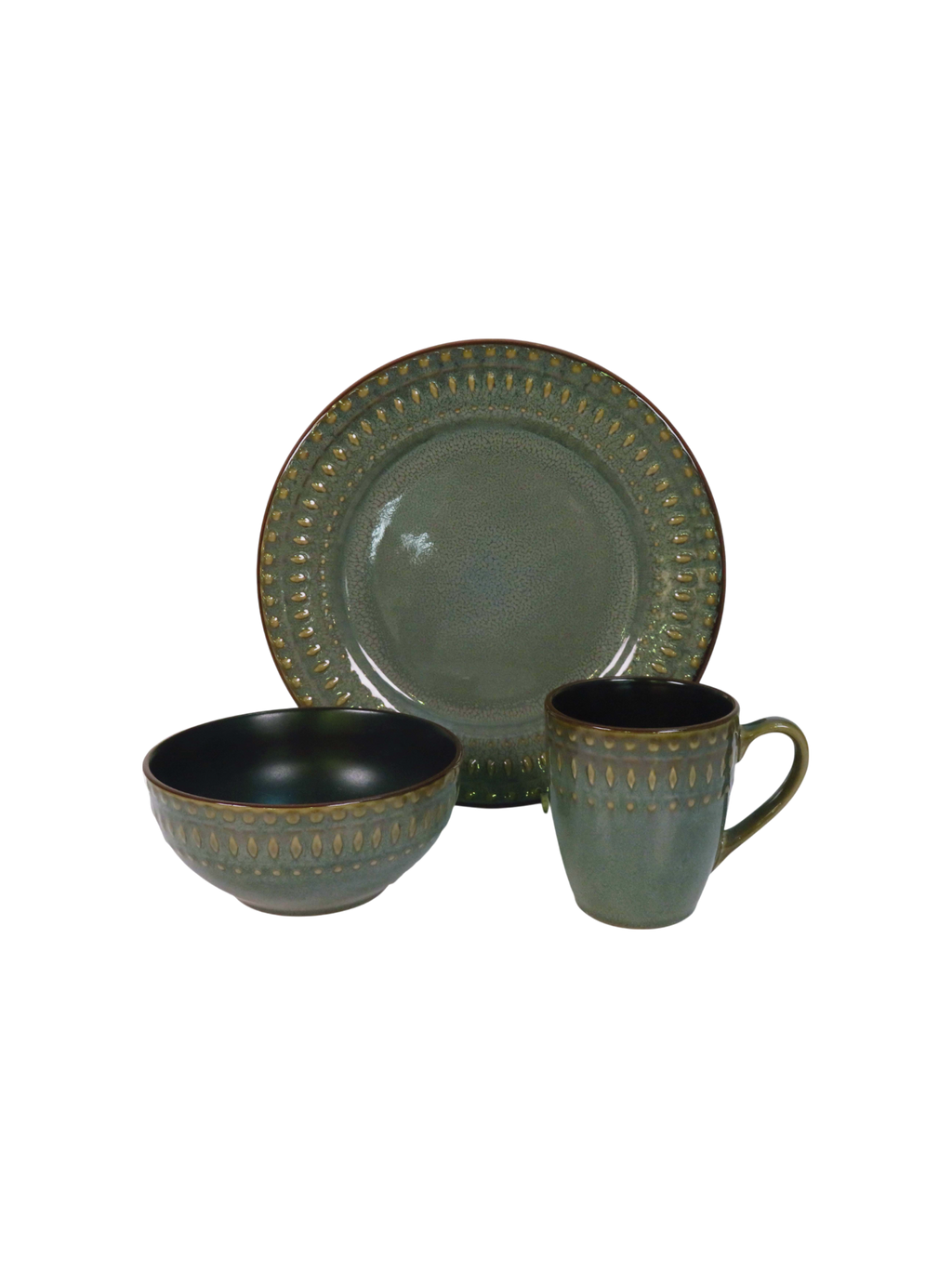 Fleur Dinner Set - Chocolate