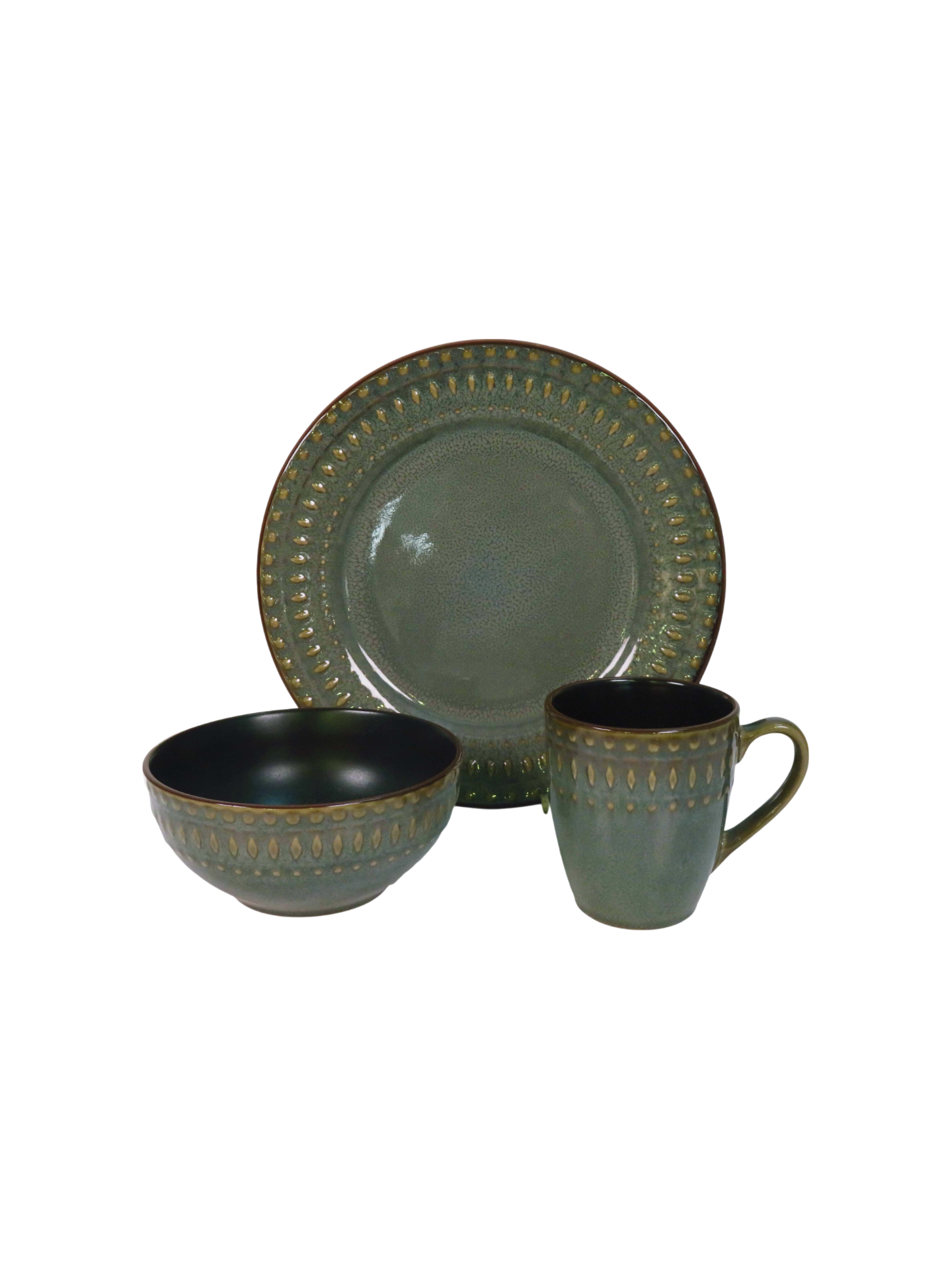 Fleur Dinner Set - Chocolate