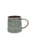 Reactive Glaze Textured Mug  - Green