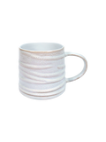 Reactive Glaze Textured Mug - White