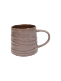 Reactive Glaze Textured Mug - Brown
