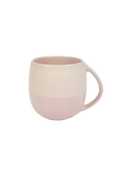 Reactive Glaze Wiped Edge Mug in Pink