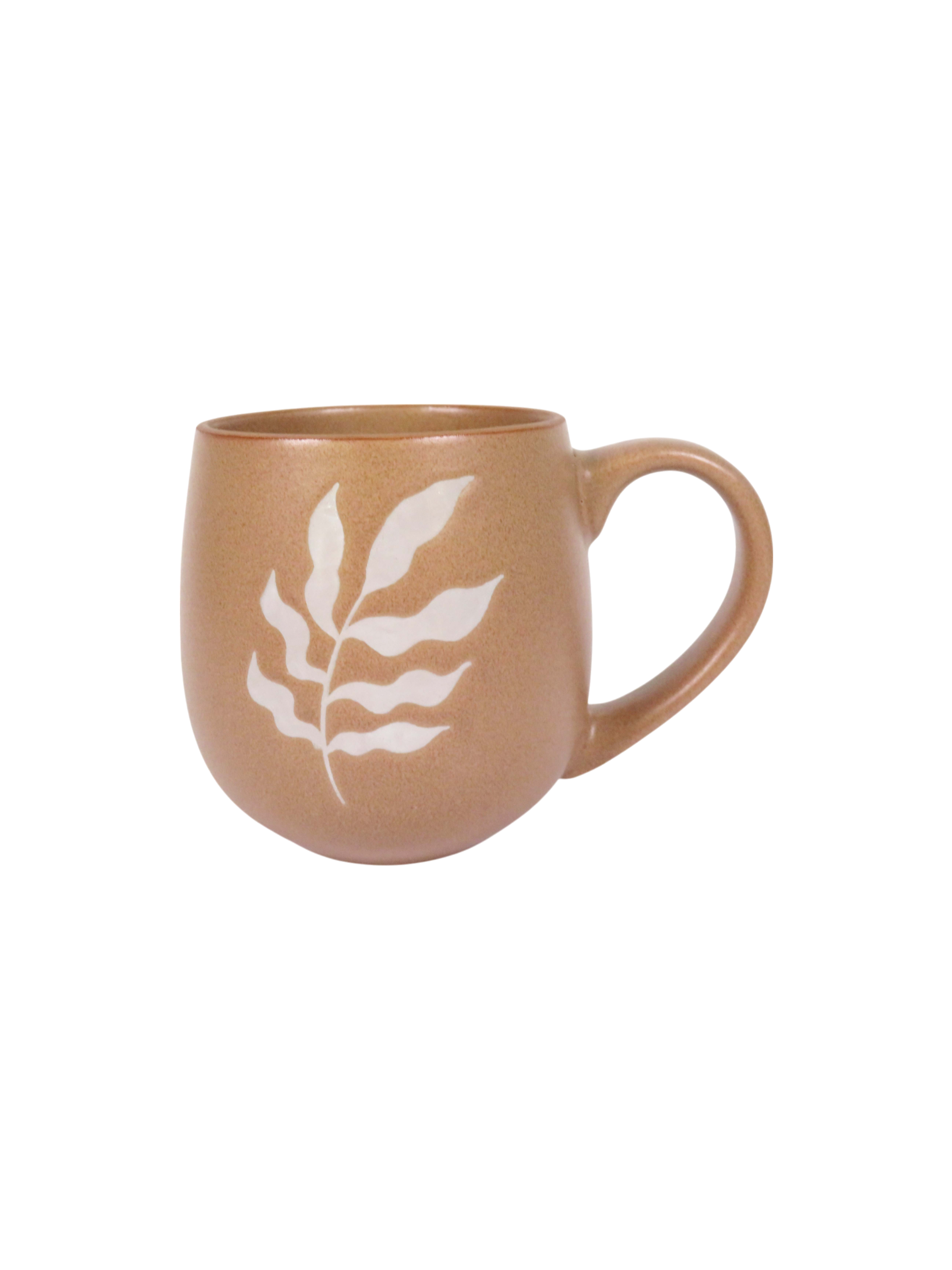 Ceramic Leaf Hug Mug