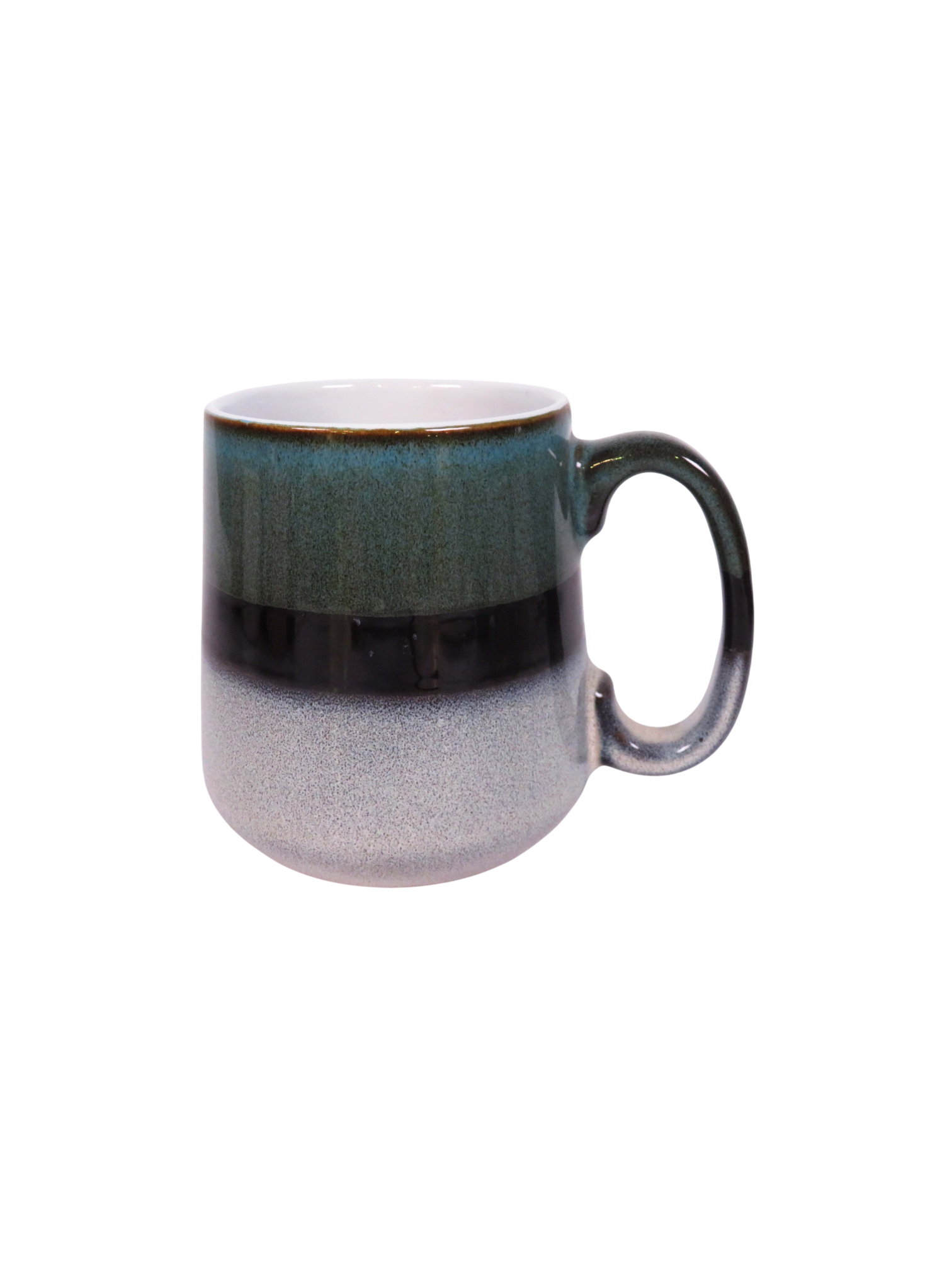 Reactive Glaze Midnight Purple Wiped Edge Mug